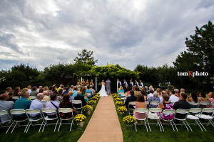Wedding Ceremony at the Maple Pergola